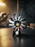 Radial engine model kit displayed in a workshop setting for Genesis AeroLab upcoming aviation engineering build
